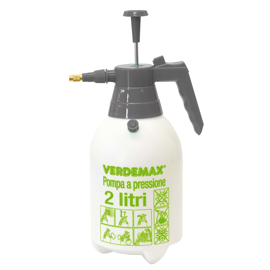 Pompa a pressione professionale 2lt giardino piante verdemax 5967
